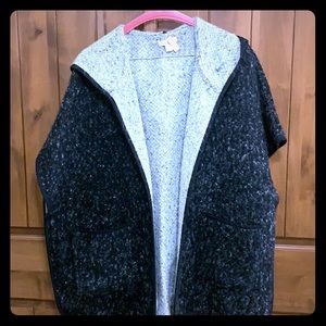 Grey and white jacket